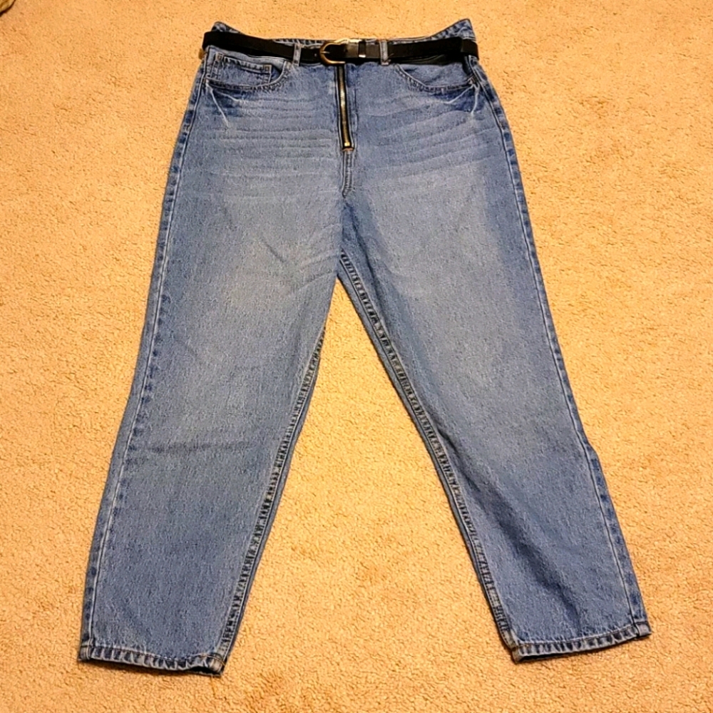 3/4 High waisted jeans
